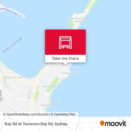 Bay Rd at Toowoon Bay Rd map