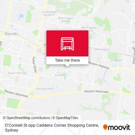 O'Connell St opp Caddens Corner Shopping Centre map