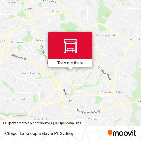 Chapel Lane opp Batavia Pl map