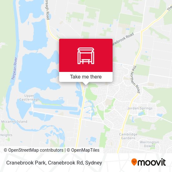 Cranebrook Park, Cranebrook Rd map