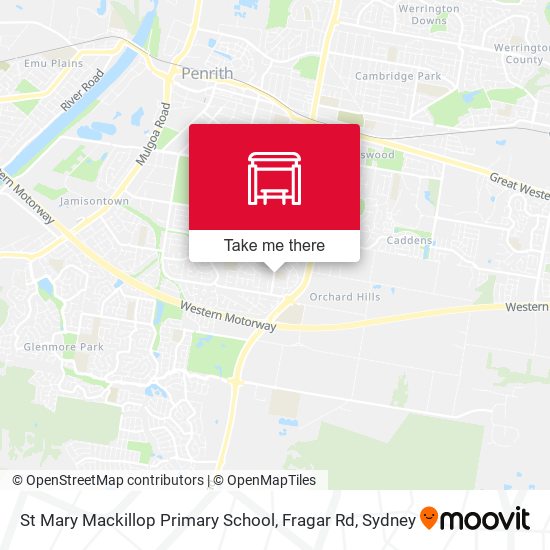 St Mary Mackillop Primary School, Fragar Rd map