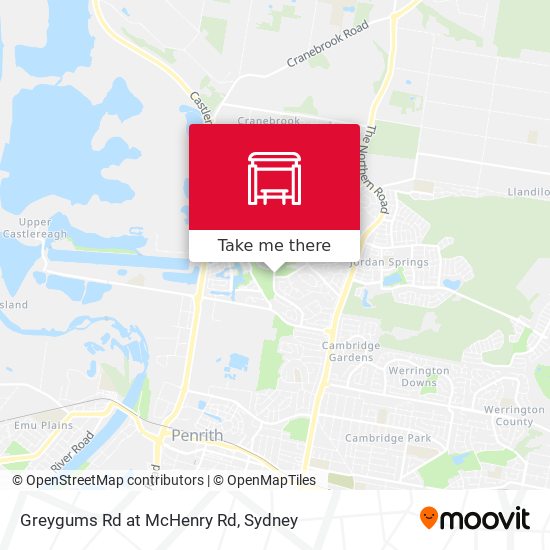 Greygums Rd at McHenry Rd map