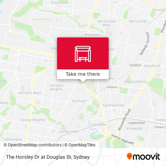 The Horsley Dr at Douglas St map