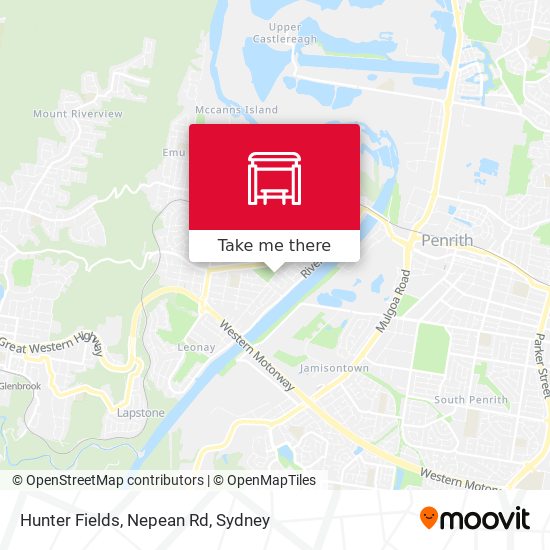 Hunter Fields, Nepean Rd map