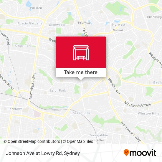 Johnson Ave at Lowry Rd map
