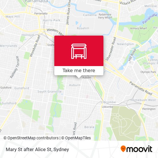 Mary St after Alice St map