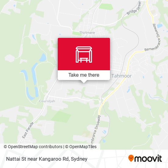 Nattai St near Kangaroo Rd map