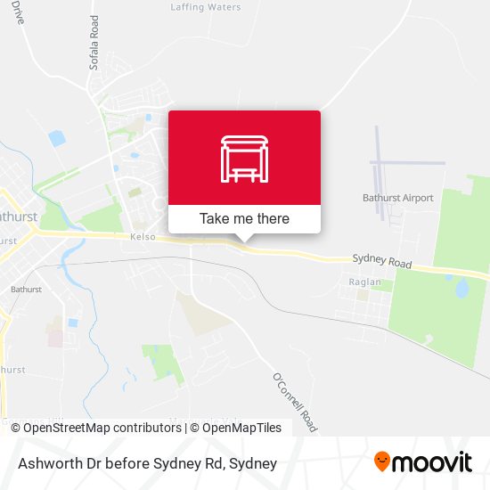 Ashworth Dr before Sydney Rd map