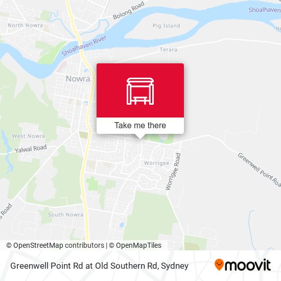 Greenwell Point Rd at Old Southern Rd map