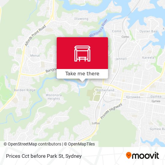 Prices Cct before Park St map