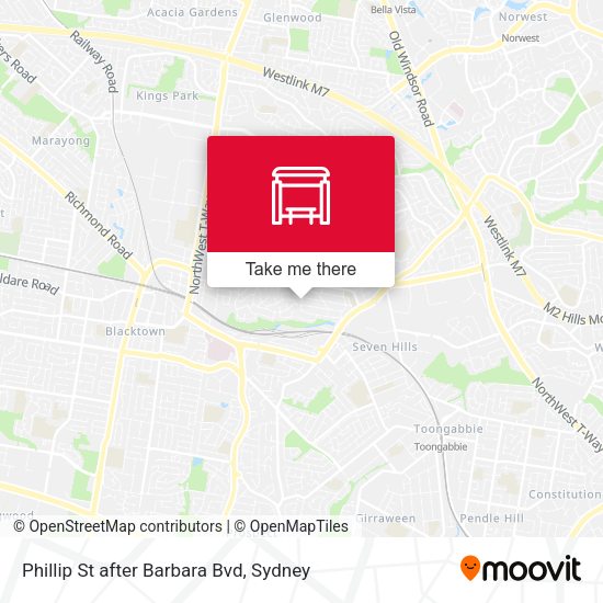 Phillip St after Barbara Bvd map