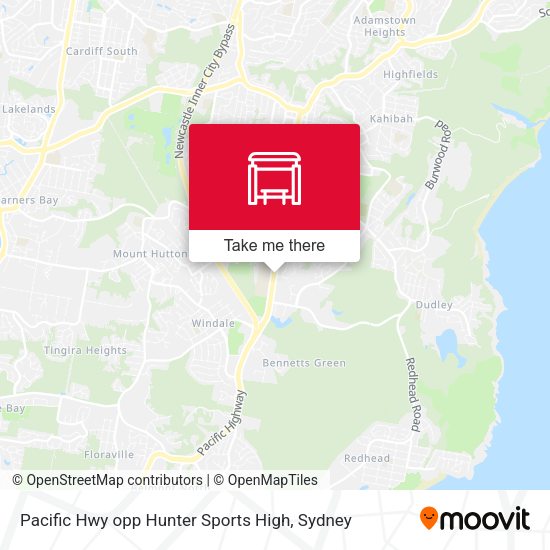 Pacific Hwy opp Hunter Sports High map