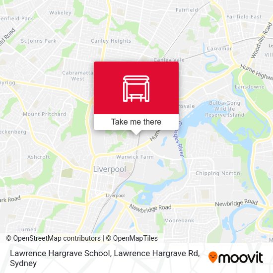 Lawrence Hargrave School, Lawrence Hargrave Rd map