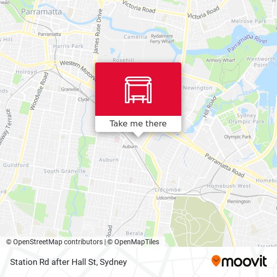 Station Rd after Hall St map