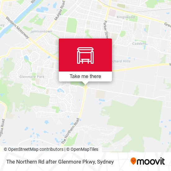 The Northern Rd after Glenmore Pkwy map