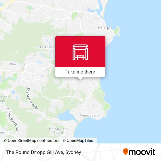 The Round Dr opp Gill Ave map