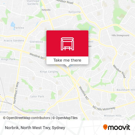 Norbrik, North West Twy map