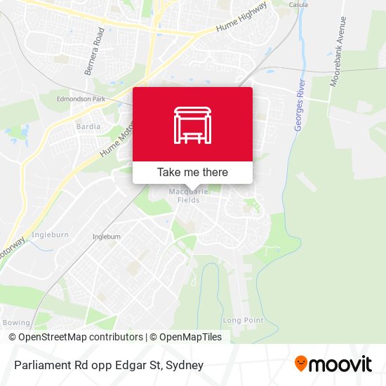 Parliament Rd opp Edgar St map