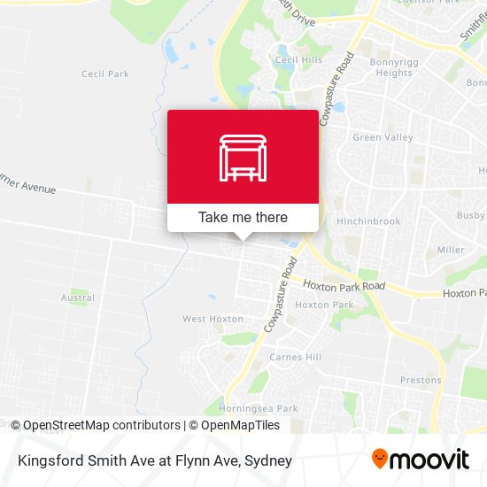 Kingsford Smith Ave at Flynn Ave map