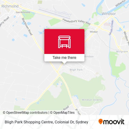 Bligh Park Shopping Centre, Colonial Dr map