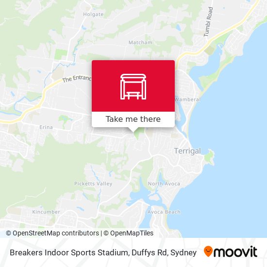 Breakers Indoor Sports Stadium, Duffys Rd map