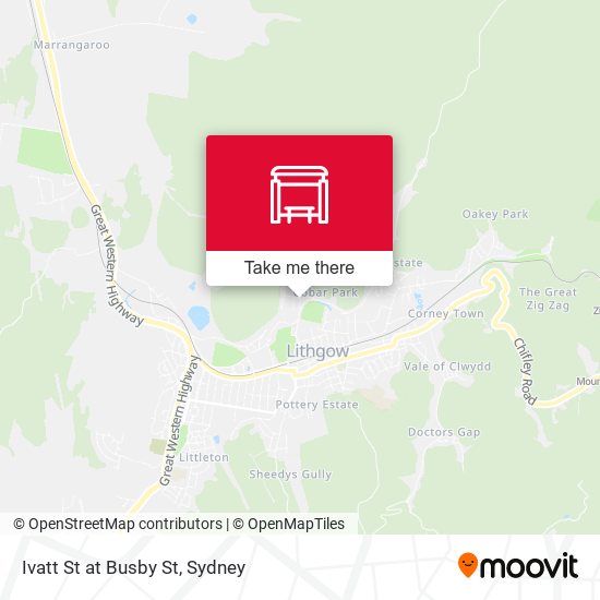 Ivatt St at Busby St map