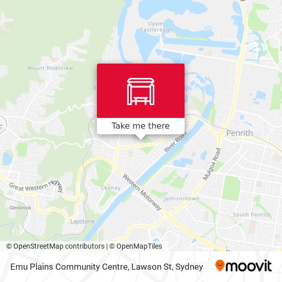 Emu Plains Community Centre, Lawson St map