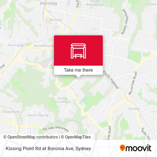 Kissing Point Rd at Boronia Ave map