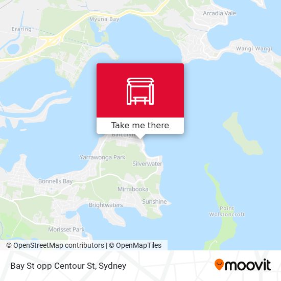 Bay St opp Centour St map