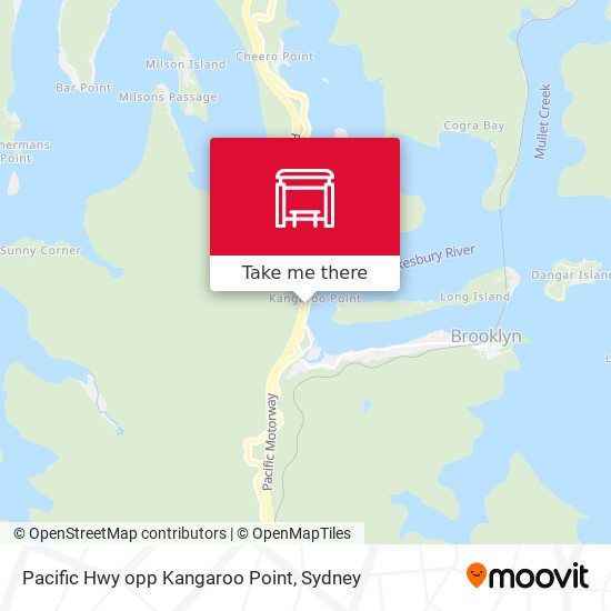 Pacific Hwy opp Kangaroo Point map