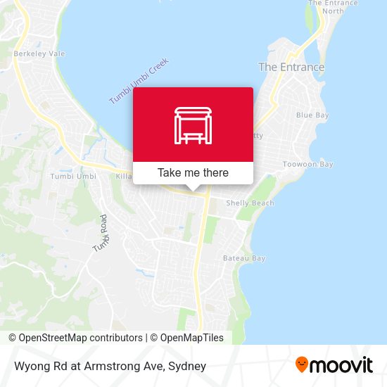Wyong Rd at Armstrong Ave map