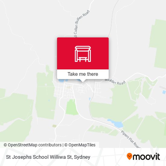 St Josephs School Williwa St map