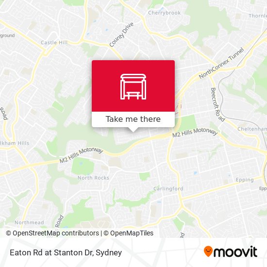 Eaton Rd at Stanton Dr map