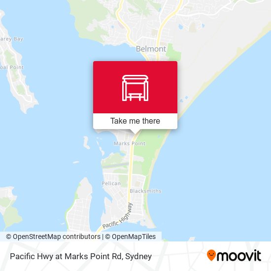 Pacific Hwy at Marks Point Rd map
