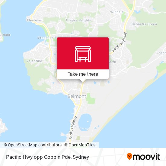 Pacific Hwy opp Cobbin Pde map