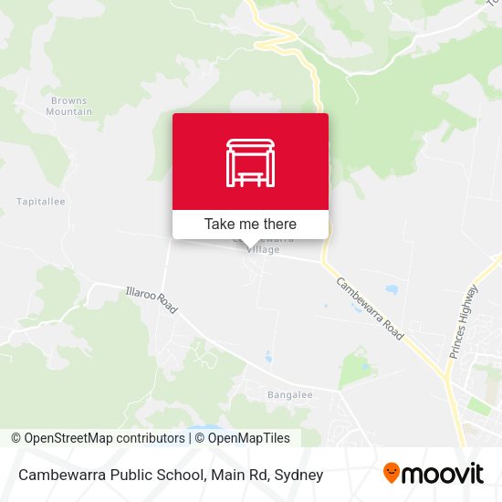 Cambewarra Public School, Main Rd map