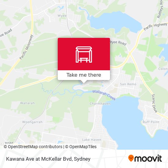 Kawana Ave at McKellar Bvd map