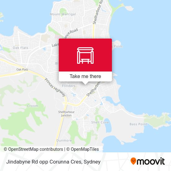 Jindabyne Rd opp Corunna Cres map
