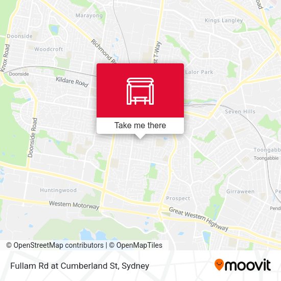 Fullam Rd at Cumberland St map