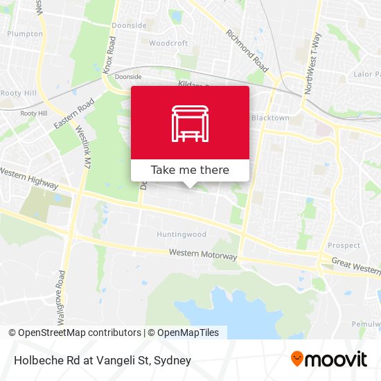 Holbeche Rd at Vangeli St map