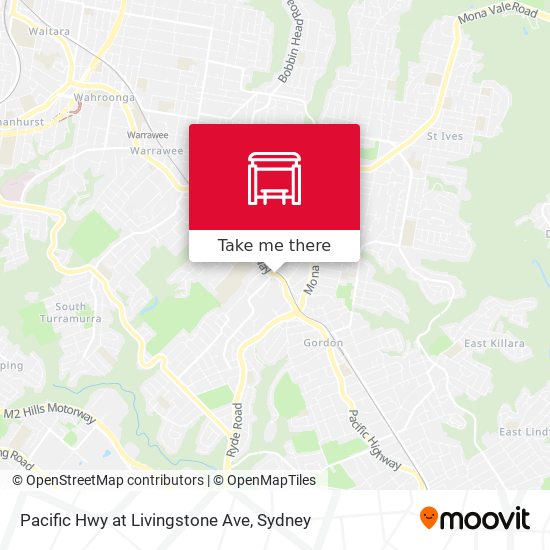 Mapa Pacific Hwy at Livingstone Ave