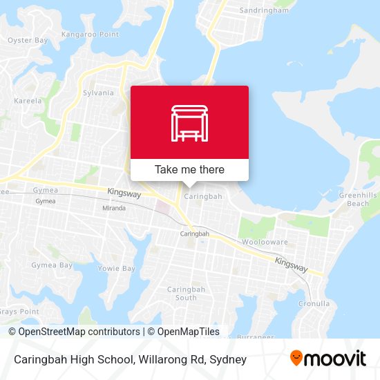 Caringbah High School, Willarong Rd map