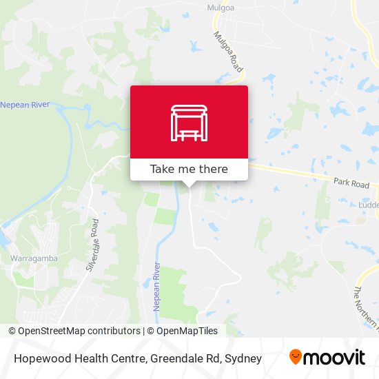 Mapa Hopewood Health Centre, Greendale Rd