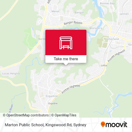 Marton Public School, Kingswood Rd map