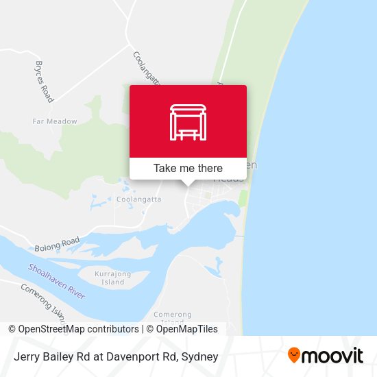 Jerry Bailey Rd at Davenport Rd map