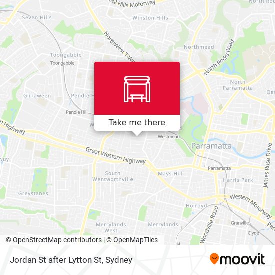 Jordan St after Lytton St map