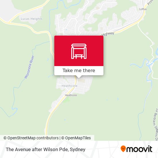 The Avenue after Wilson Pde map