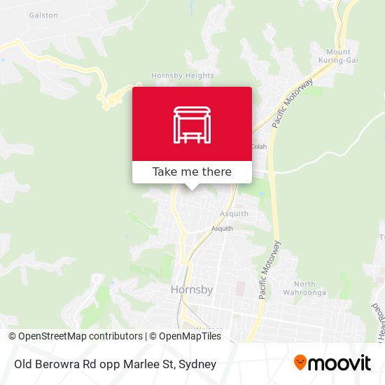 Old Berowra Rd opp Marlee St map