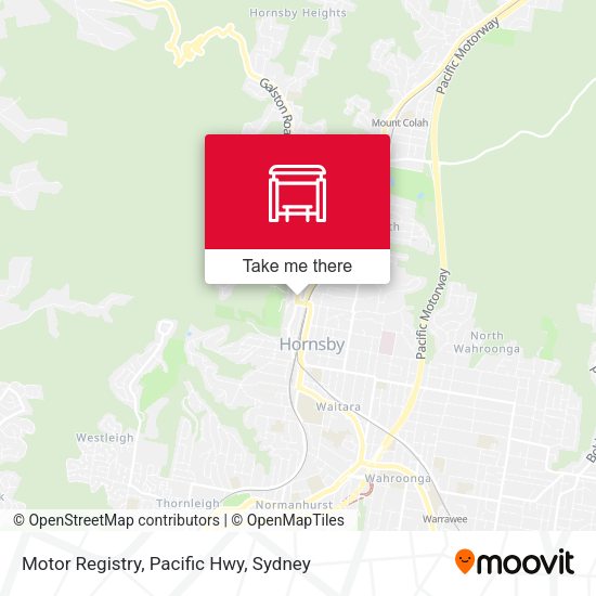 Motor Registry, Pacific Hwy map