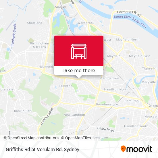 Griffiths Rd at Verulam Rd map
